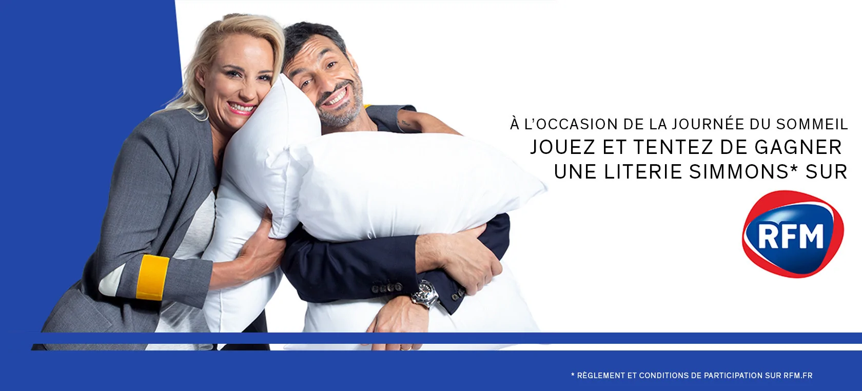 Simmons sur les ondes RFM pour la Journée du Sommeil !